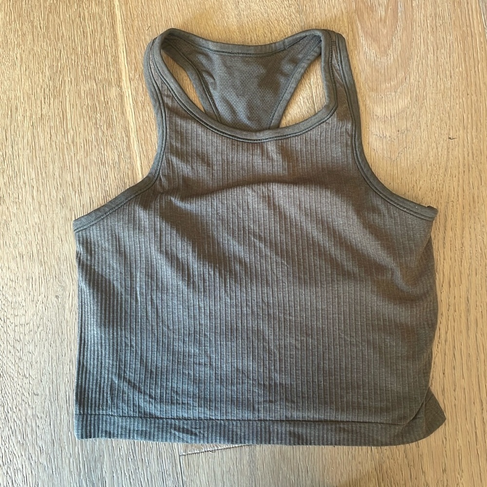 Ebb to street crop tank from lululemon.
